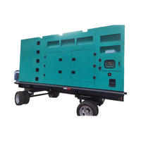 Mobiles Kraftwerk kW Silent Diesel Generator mit Anhänger und Rädern