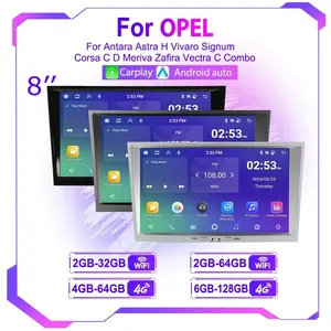 Radio Android de 8 Pulgadas para Opel <span class=keywords><strong>Astra</strong></span> <span class=keywords><strong>H</strong></span> J 2004 Vectra Vauxhall Antara Zafira Corsa C D Vivaro Meriva Veda con CarPlay GPS Multimedia - Product Image 2
