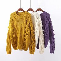 Nouveau design de pull de maternité fait à la main au crochet respirant de qualité supérieure pour l'hiver