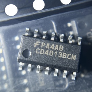 Circuito integrado lógico Cd4013bcm Sop 14, puerta Xor cuádruple de montaje en superficie, inversor de 2 entradas, lógica estándar - Product Image 1
