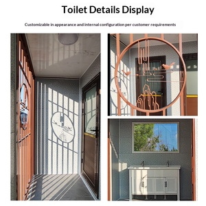 Baño Móvil Ecológico Inteligente para Zonas Turísticas, Baño Público Ecológico de Estilo Chino Moderno, Adquisición Municipal, Baño Público Terminado - Product Image 4
