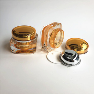 Tùy chỉnh nhựa <span class=keywords><strong>acrylic</strong></span> vuông mỹ phẩm container và lọ cho kem - Product Image 3