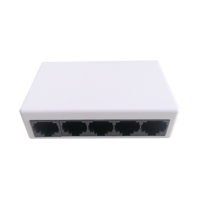 ZX-5FEM Mini Unmanageable 10/100Mbps Ethernet Switch 5 RJ45 Port Plastic Shell Hundred Megabyte Megabit Switch