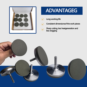 Meule diamantée en résine M6 50mm pour le meulage des surfaces de carreaux d'ardoise en céramique de marbre pour les meuleuses d'angle manuelles - Product Image 2