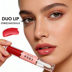 OEM/ODM 24h Wear Waterproof Smudge Resistant Kiss Proof Peel Off <b>Lip</b> Color Hydrate Shine Dual Head <b>Lip</b> Gloss <b>Lip</b> Oil - Product Image 6