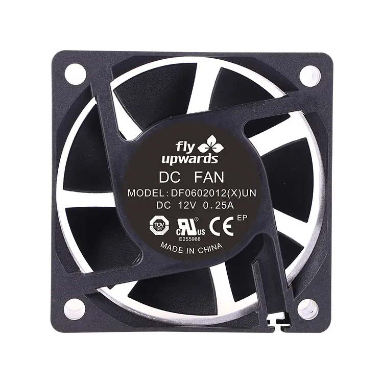 ODM yüksek yoğunluklu 60*60*20mm DC6020 rulman güvenli büyük hava hacmi oyun CPU soğutucu eksensel fanlar & soğutma
