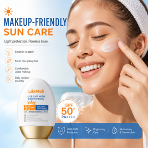 Protector Solar SPF50 de Marca Privada, <span class=keywords><strong>Crema</strong></span> con Protección PA+++, UVA UVB, Alta Protección, Ligero, No Grasoso, Iluminador, Cuidado Solar, OEM ODM - Product Image 3