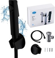 Pulvérisateur de bidet portatif moderne chromé en ABS pour salle de bain, cuisine, accessoire de douche musulmane, toilettes (OEM/ODM)