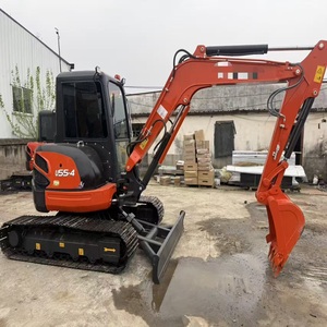 Mini-excavatrice sur chenilles hydraulique d'occasion 5,5 tonnes avec moteur Kubota, accessoires personnalisables 5-6 tonnes, livraison rapide - Product Image 4