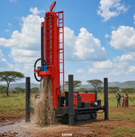 Machine de forage de puits profonds KY600 pour l'approvisionnement et l'irrigation municipaux, 450 m, 140-350 mm, Weichai 103 kW, montée sur chenilles