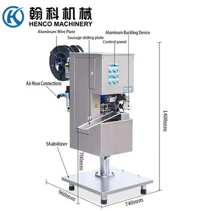 Máquina Embutidora de Salchichas <span class=keywords><strong>El</strong></span>éctrica Automática Comercial, de <span class=keywords><strong>Precio</strong></span> de Fábrica, Duradera, Embutidora de Salchichas Industrial al Vacío - Product Image 3