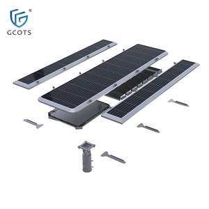ไฟถนนโซลาร์เซลล์แบบรวมทุกอย่างในหนึ่งเดียว รุ่น SL-AIO-XC120.3 กำลังไฟ 120 วัตต์ กันน้ำมาตรฐาน IP66 คุณภาพสูง ปรับแต่งได้ตามความต้องการสำหรับโรงงาน - Product Image 4