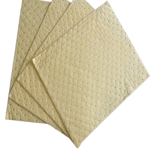 Tampons absorbants pour déversements chimiques 40 cm * 50 cm * 3 mm, tapis absorbant pour matières dangereuses, fuite de produits dangereux - Product Image 3