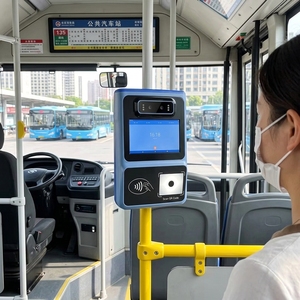 Dispositif de validation de billets de bus Android avec reconnaissance faciale, WiFi, GPS, collecte automatique des tarifs, lecteur de <span class=keywords><strong>code</strong></span> QR et NFC pour les parcs d'attractions - Product Image 4