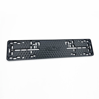 EU Schwarzer Kennzeichenhalter 52,5 x 11,5 cm Magnetischer KFZ-Kennzeichenrahmen / Kennzeichenhalter Einfach zu Installieren