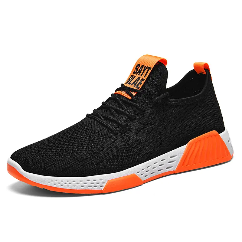 HFY-01 מכירה לוהטת לנשימה סיטונאי בחנויות נעלי ספורט מזדמן ספורט הנעלה oem מותאם אישית נמוך מחיר מאמני גברים ספורט נעליים