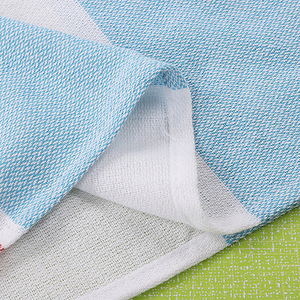 ผ้าขนหนูชายหาดลายทางผ้าฝ้ายขนาด 100x180 ซม. แห้งเร็ว พร้อมพู่ห้อย สำหรับปิกนิกกลางแจ้งและใช้บนชายหาด - Product Image 4