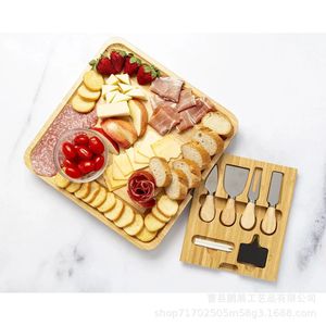 Pengzhan Wooden Charcuterie Board <b>Set</b> With <b>Cheese</b> <b>Knives</b> For Party Serving - Product Image 3