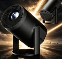 Projecteur 4K TURN1 à courte focale, Android 14, compatible 4K, WiFi sans fil, multifonctionnel, pour cinéma maison intérieur/extérieur