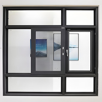 Puertas y Ventanas Corredizas de Aluminio con Doble Acristalamiento y Rotura de Puente Térmico Yuantai para Aislamiento Térmico en Cocinas y Sótanos de Villas