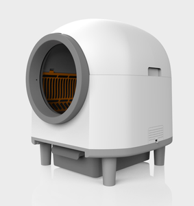 80L Large-Capacity Smart Automatic <b>Litter</b> Box Suitable for Multiple <b>Cats</b> with App-Controlled Health Monitoring and Odor Elimina - Product Image 2
