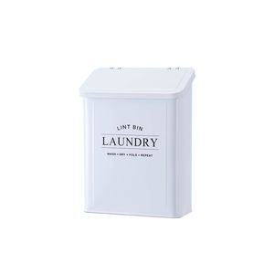 Nouveauté : Poubelle magnétique en métal à fixer au mur ou sur table avec brosse – Produit essentiel <span class=keywords><strong>pour</strong></span> la salle de lavage - Product Image 1