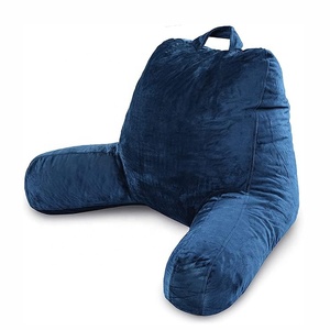 Custom Size Velvet Reading Pillow Shredded Memory Foam Pillow with Washable Cover Wedge <strong>Back</strong> Pillow <strong>for</strong> <strong>Bed</strong> <strong>Rest</strong> Sleeping - Product Image 1