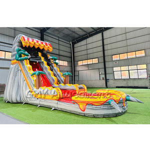 Offre Spéciale grand toboggan gonflable marbre vert enfants <span class=keywords><strong>location</strong></span> événement toboggans gonflables pour <span class=keywords><strong>piscine</strong></span> - Product Image 3