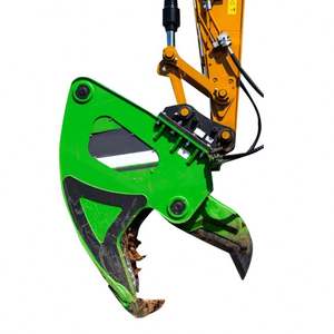 Cesoia per legno dell'<span class=keywords><strong>escavatore</strong></span> che smonta la struttura della radice e tira i ceppi fuori dal separatore del ceppo di terra - Product Image 1