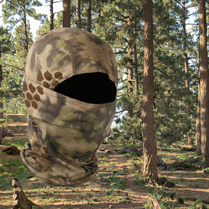 Custom Logo Full Face Fahrrad helm mit atmungsaktiver Camo Mesh Sturmhaube Outdoor Sport Ski maske zum Radfahren Angeln motorrad fahren - Product Image 2