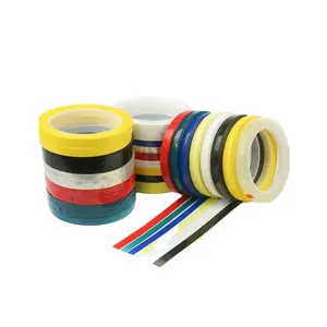 カラーマラテープアクリル高温耐性モーター変圧器絶縁マラテープポリエステルフィルムを基材として使用