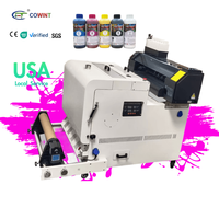 Cowint Digital Printing Printer Inkjet DTF A3 30cm Otomatis Penuh Kecepatan Tinggi dengan Printhead Xp 600 untuk Kaos