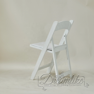 Chaises pliantes modernes en plastique PP blanc durable pour banquet et fête de mariage pour l'extérieur, hôtel, salle à manger et école - Product Image 3