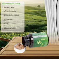 Suppléments de santé à base de plantes Comprimés de pression d'extrait de flavonoïde de thé vert possédés par naturel Protection du foie