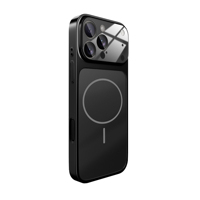 Coque de Téléphone Magnétique à Chargement Sans Fil Orange en Gros d'Usine pour iPhone 13 14 15 16 Pro Max, Super Originale en Matériau PC