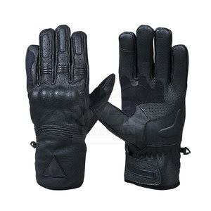 ถุงมือขี่มอเตอร์ไซค์แบบเต็มนิ้วพร้อมเทคโนโลยีหน้าจอสัมผัสถุงมือหนังกันน้ำ - Product Image 1