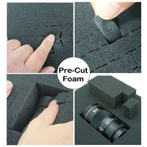 New Design Plastic <strong>Case</strong> for 12" Vinyl <strong>Record</strong> Carrying <strong>Case</strong> Waterproof Instrument Equipment Safety Protection Box for Red Wine - Product Image 4