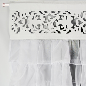 Châu Âu ánh sáng sang trọng loạt UV kháng mỏng gạc rèm, 1 mảnh, 200*100cm, được sử dụng cho phòng ngủ, phòng khách, nhà bếp - Product Image 4