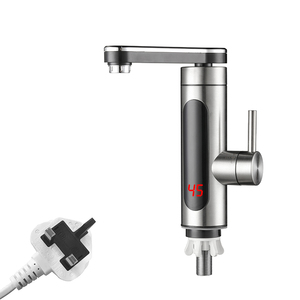 Grifo <span class=keywords><strong>de</strong></span> calefacción sin tanque <span class=keywords><strong>de</strong></span> doble uso para agua fría y caliente <span class=keywords><strong>de</strong></span> Material SS, grifo eléctrico con caño giratorio para cocina y baño - Product Image 1