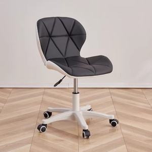 เก้าอี้ตัดผม/ทำงาน/สำนักงาน/ร้านเสริมสวย ปรับระดับได้ ทันสมัย สีสันสดใส โครงโลหะหุ้มหนัง หมุนได้ - Product Image 1