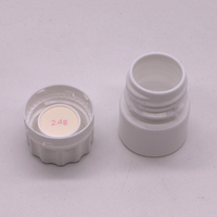 20ml personnalisé marque privée supplément nutrition vitamine HDPE bouteille tablette pilule capsule conteneurs bouchon avec déshydratant à l'intérieur