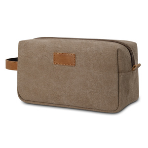 Trousse de Toilette de Voyage Multifonctionnelle en Toile avec Logo Personnalisé, pour Hommes, Trousse de Rasage Suspendue UK0506 - Product Image 1