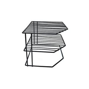 Minimalisme Nieuw Ontwerp 2 Tier Metalen Rack Desktop Hoek Opslagplank Voor Keuken Badkamer Organizer - Product Image 1