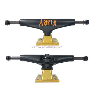 Trucks de skateboard Fury 5.25 pouces en métal creux à double rocker, roulements ABEC-7, moulage par gravité haute vitesse, capacité de charge 150 kg - Product Image 1