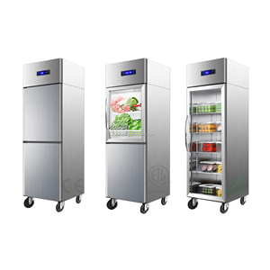 1/2/3/4/6 Porte Air/ direct Système single/double température Réfrigérateur avec porte en verre/Porte en acier inoxydable - Product Image 2
