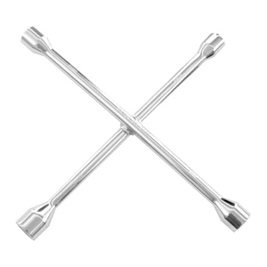 Clé à écrous croisée pour roues de voiture, clé à écrous universelle robuste, matériau CRV, OEM - Product Image 6