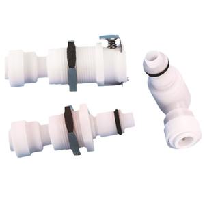 Acoplamiento rápido hembra en forma de T de plástico POM serie L de Jiyou, de 6.0-8.0 mm, con válvula de cierre para agua, aceite y vapor. - Product Image 5