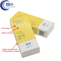 Caja de Regalo Plegable Mate Portátil de Alta Calidad con Logotipo UV Personalizado en CMYK para Frascos, Cremas, Productos Cosméticos y de Cuidado de la Piel