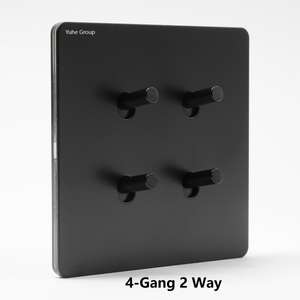 Enchufe Eléctrico de Pared con Panel Táctil, Estándar Europeo, Enchufe Francés, USB-C, USB-A, Enchufe Individual de Acero Inoxidable - Product Image 6