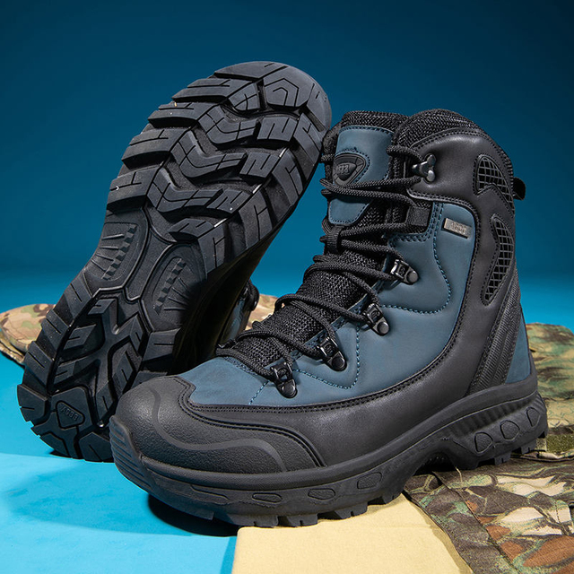Factory Price Durable Insulative PU Upper Tactical Boots for Men-Autumn/Winter/Summer Use for Outdoor Hiking Trekking Mountain